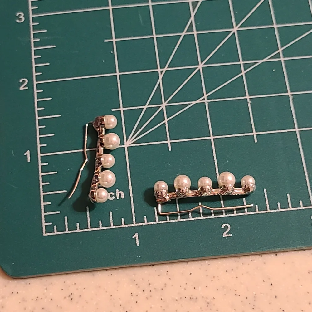 Crawl Pearl Earrings For Sale Today - Picture 8 of 9